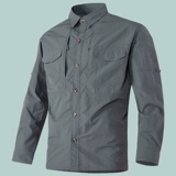 Демисезонный лонгслив, рубашка, быстросохнущая куртка, дышащий пиджак классического кроя для отдыха для работы, делается под заказ