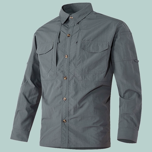 Демисезонный лонгслив, рубашка, быстросохнущая куртка, дышащий пиджак классического кроя для отдыха для работы, делается под заказ