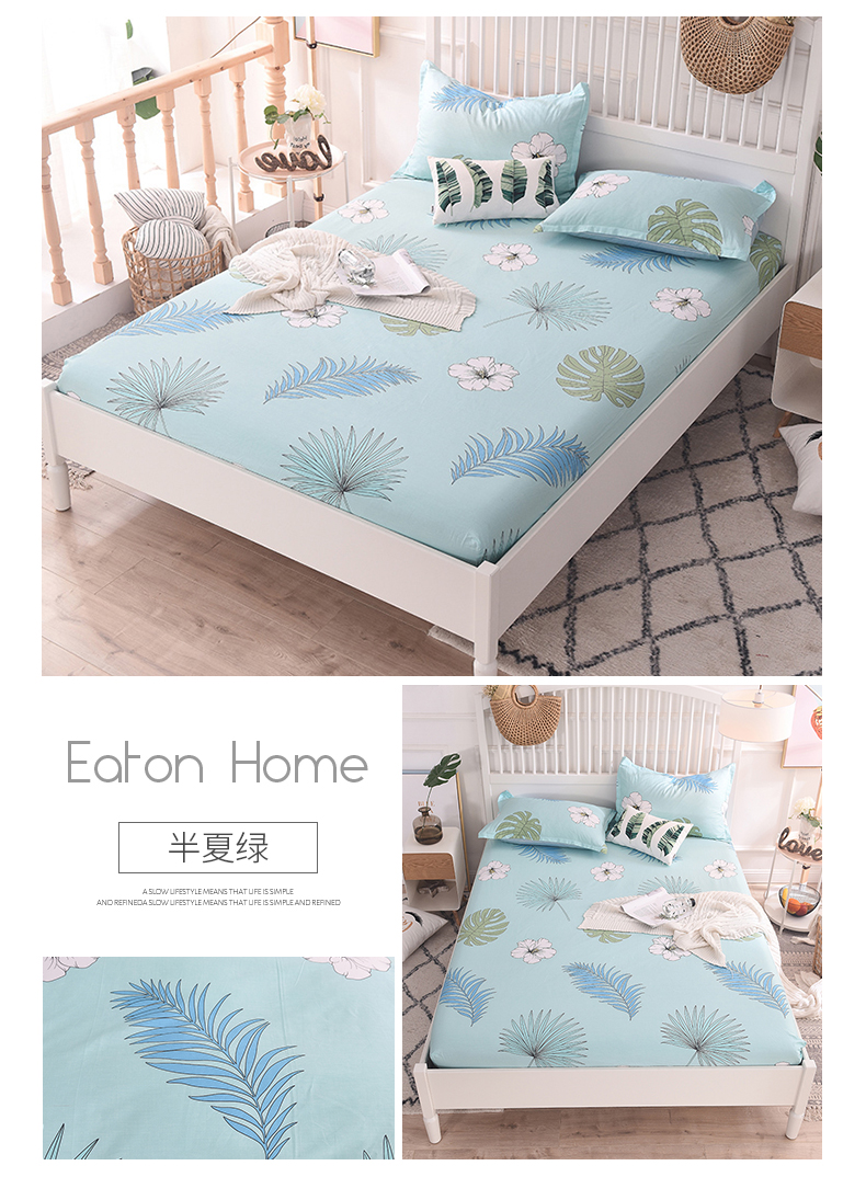 Mùa xuân và mùa hè các doanh nghiệp giường ngủ bông 1.8m bông Simmons nệm bảo vệ che bụi 1,5m bông bedspread - Trang bị Covers 	ga chun trải giường 2mx2m2	