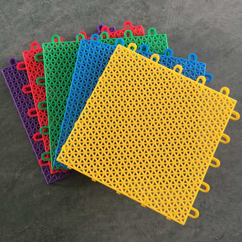 Nursery Room Inside And Outside Sports Ground Mat Playground Thickened Suspended Floor Outdoor Splicing Plastic Basketball Court Non-slip Mat