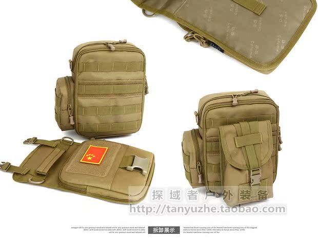 Đàn ông và phụ nữ ngoài trời Châu Á gói thể thao túi đeo vai chiến thuật ba lô quân đội ngụy trang Messenger túi thời trang nam giản dị túi túi bao tử nữ