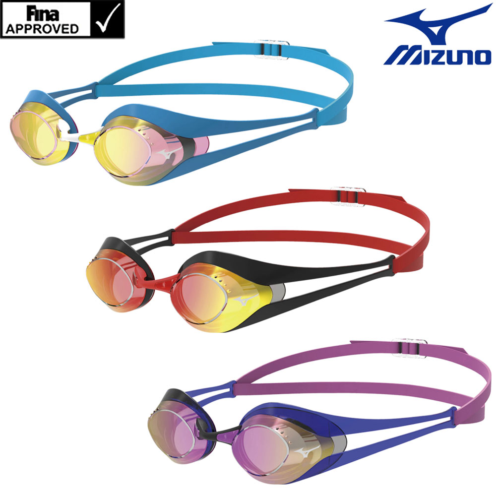 Domestic spot Japan imported MIZUNO flagship competitive professional anti-fog non-plastic ring swimming goggles