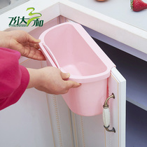 Feidasan and kitchen countertop table trash can Cabinet door-mounted garbage box without cover storage bucket