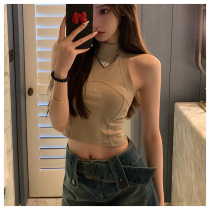 (Sweet and cool hot girls wardrobe) retro denim skirt summer high waist slim a-shaped miniskirt pants womens summer