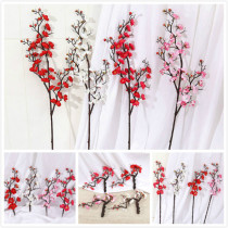 Simulated plum blossom fake tree living room dried flowers