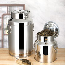 304 stainless steel tea cans large capacity moisture-proof and exquisite high-grade sealed cans large and large extra large
