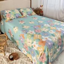 Washable 100% pure bamboo fiber double bed sheet can replace the mat