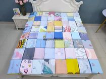 Brand home textile surplus material cotton twill reactive printing soft skin-friendly childrens student single quilt cover 160*210