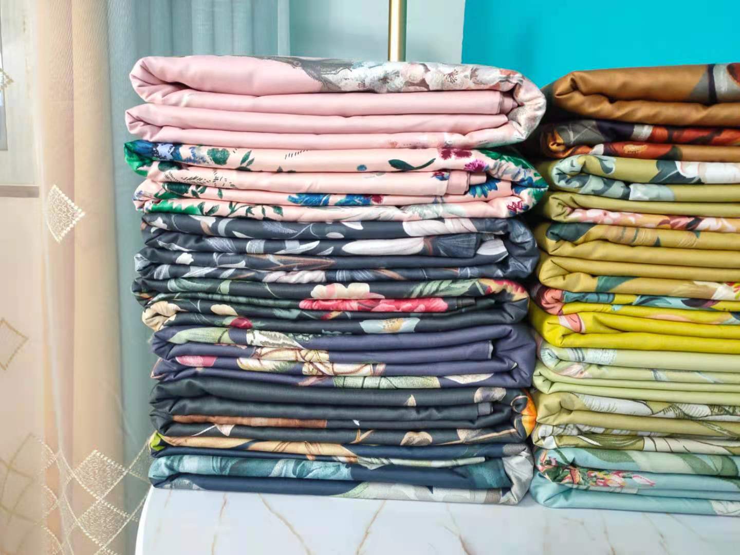 Running volume 60-count long-staple cotton satin pure cotton single quilt cover single piece thick simple modern AB version zipper