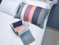 Slightly flawed special offer 60 long-staple cotton satin cotton printed pillowcases universal silky plant flowers 48*74 wide edge