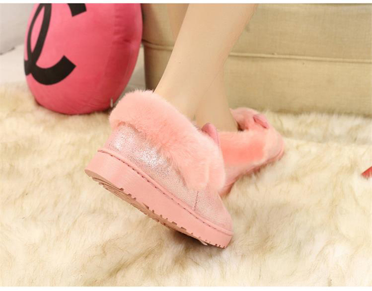 túi phụ nữ Hàn Quốc với dép bông mùa đông ấm áp độn bông nhà mùa đông trong nhà giày bông dày lớp vỏ chống thấm nhà Habitat - Trang chủ dép chống trơn