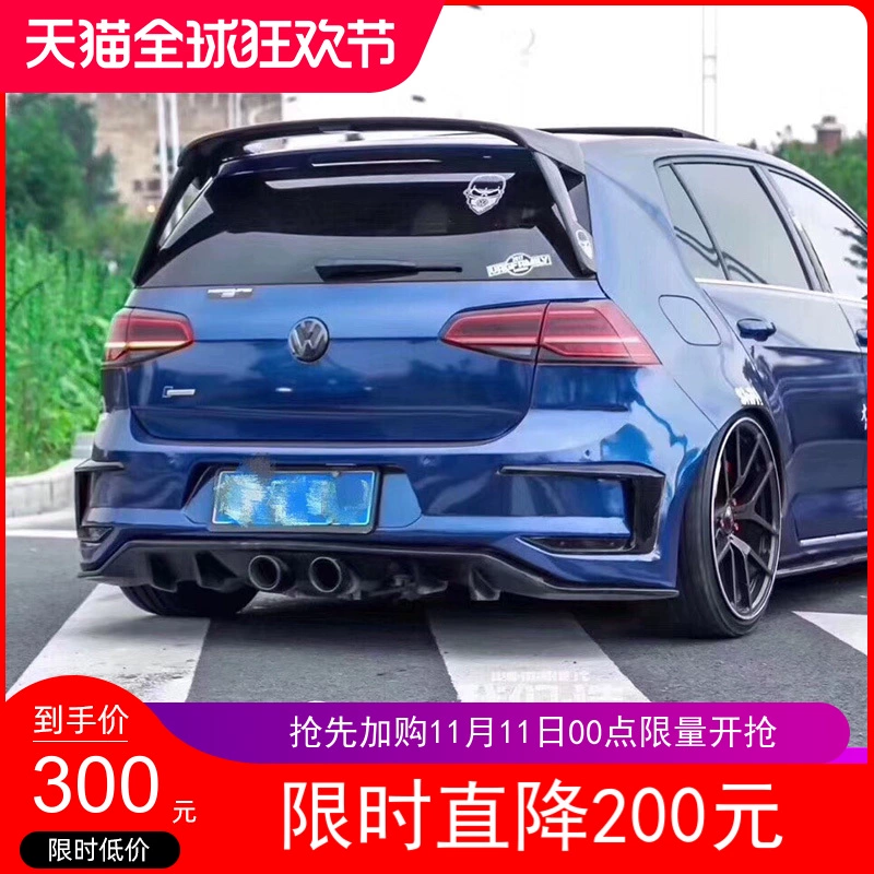 Golf 7 đuôi cao 7GTIR7.5 sửa đổi blf đuôi lớn 7 thế hệ cánh trên cố định cánh gió miễn phí - Sopida trên