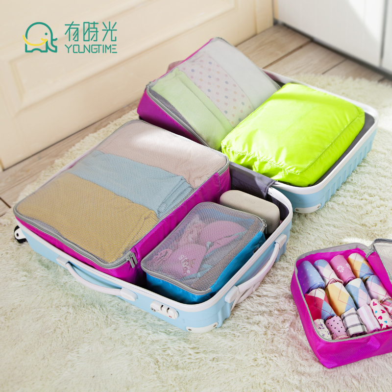 Travel travel supplies Clothing storage bag Travel foldable underwear finishing bag Storage bag Travel supplies