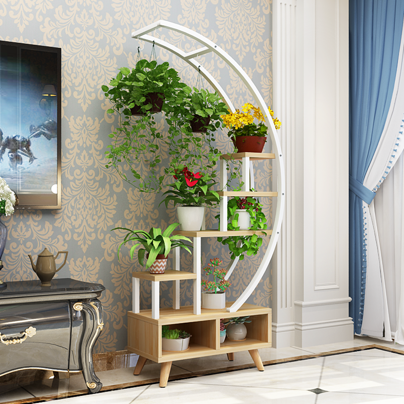 TV background wall decoration shelf corner shelf bedroom balcony living room corner flower shelf bookshelf partition floortop