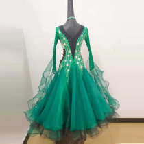 National Standard Dance Elegant Temperament Race Dress Morden Dance High End Race Dress Waltz With Dress Tango Dancer Dress