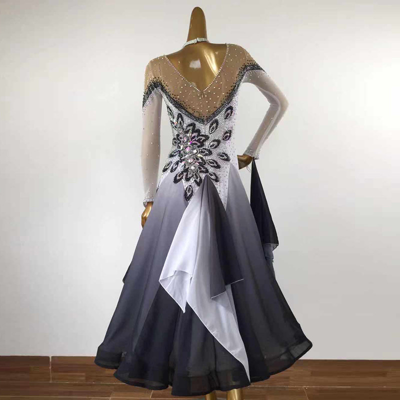 National Standard Dance Competition Dress Design Sensation Waltz Performance Wear Morden Dance Out of the Giant Pendulum Plus Drill Square Dance Dress