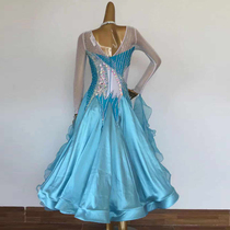 National Standard Dance Competition Skirt big V Lords Waltz acting out Gardrill Morden dance Out of service Neck Accessories Ballroom Dancing