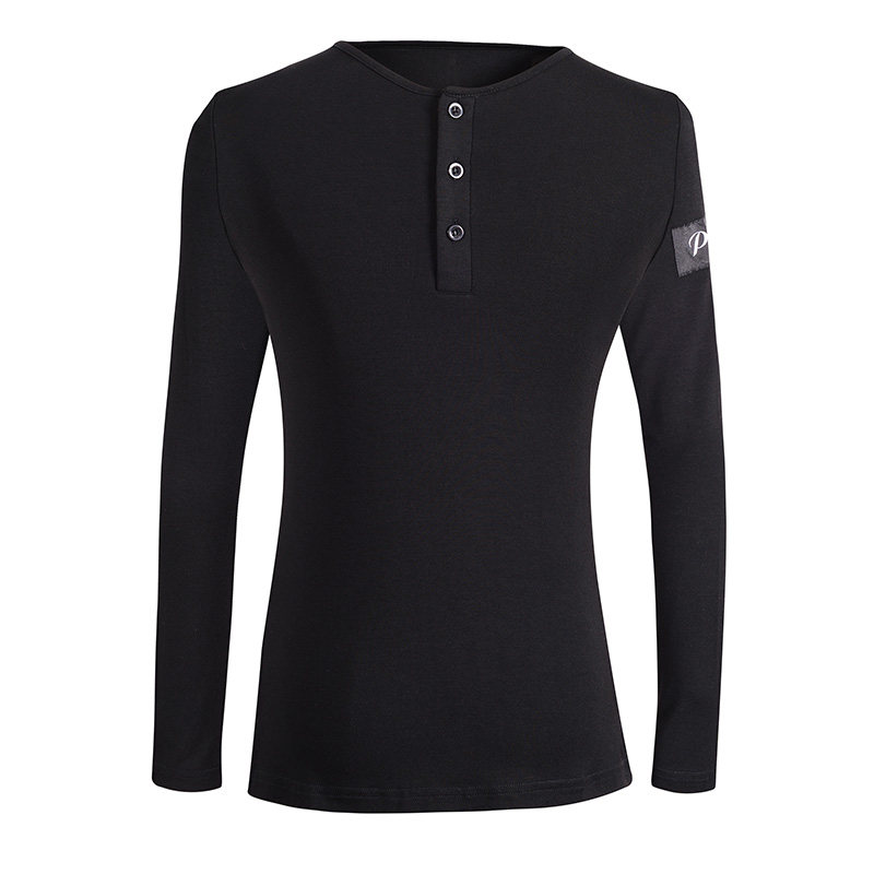 Modern dance training suit T-shirt with buttons National standard dance practice top Latin dance