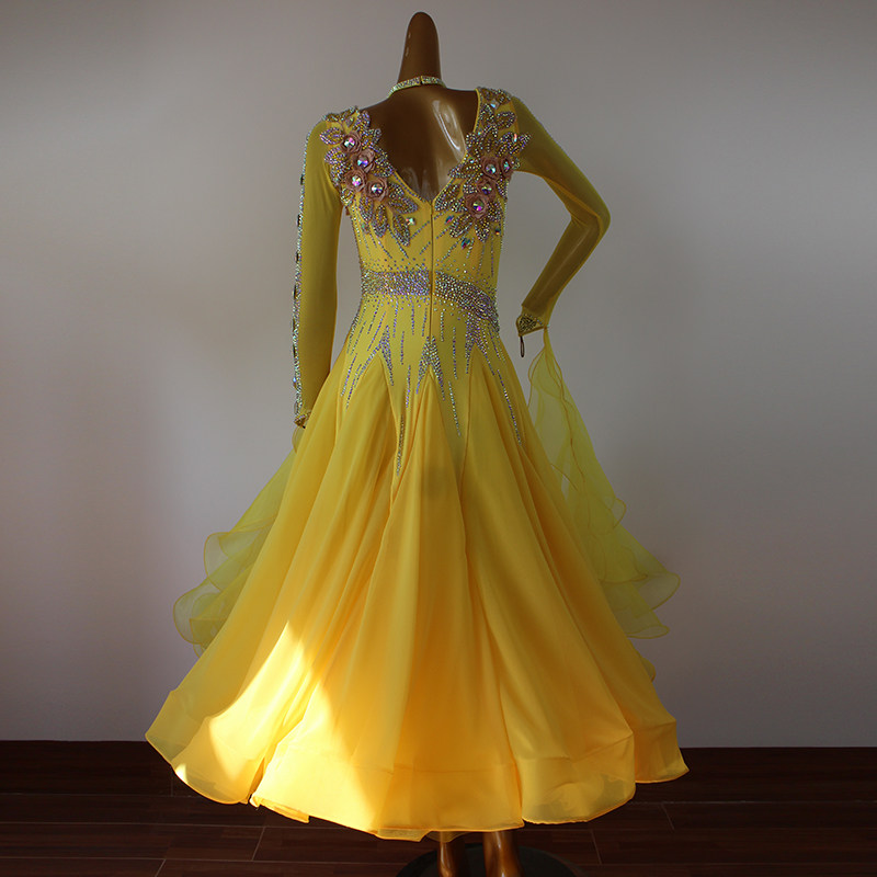National Standard Dance Dress Fast Dance Show Waltz Performing Connectivity Dance Square Dance Dressing Dressing