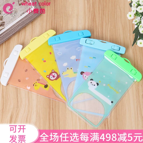 Большая мультяшная защита мобильного телефона для плавания, водонепроницаемая непромокаемая сумка из ПВХ, сенсорный экран