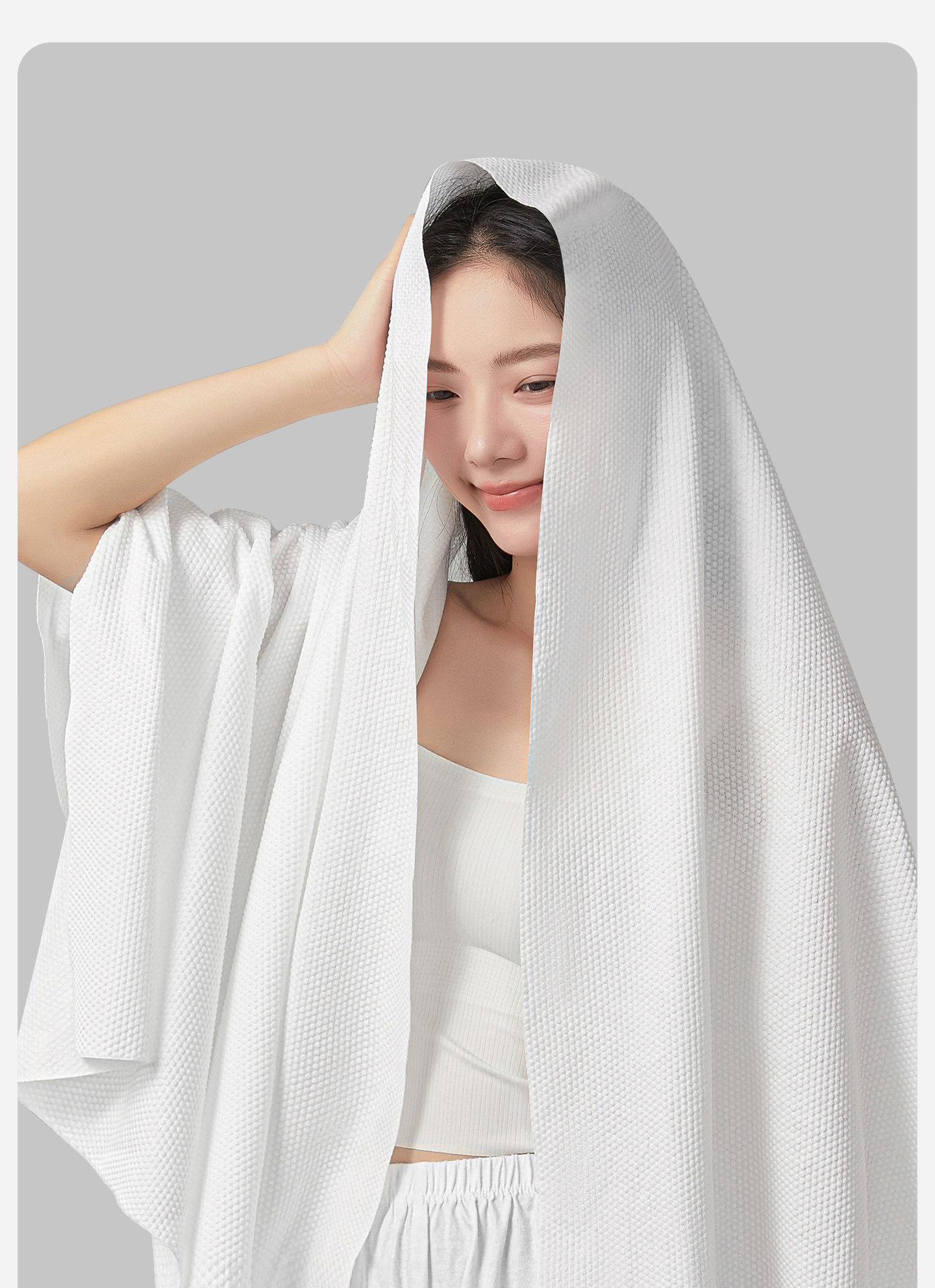 Disposable Bath Towel 1 Piece Disposable Towel 2 Pieces  A-Class Supplies 10A Antibacterial Non-compressed