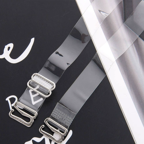 Высококлассные прозрачные невидимые матовые бретели из нержавеющей стали, 1.5см, надевается на плечо, 1см