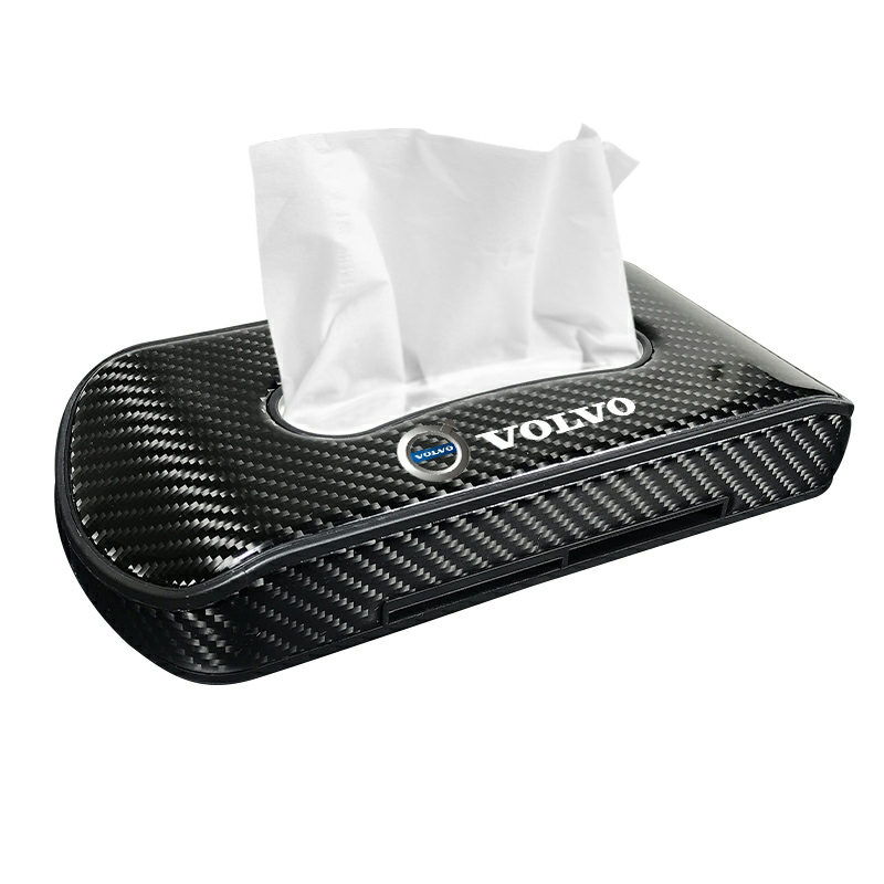 Volvo Tissue Box s90xc60xc90s60v90xc40 Dedicated Carbon Slim-Ed Toilet Paper Box Supplies