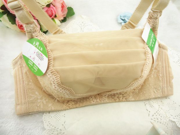 Học sinh trung học tuổi teen có vành trên bộ áo ngực mỏng mỏng chống ánh sáng kiểu băng tóc thu thập đồ lót áo ngực dây ren