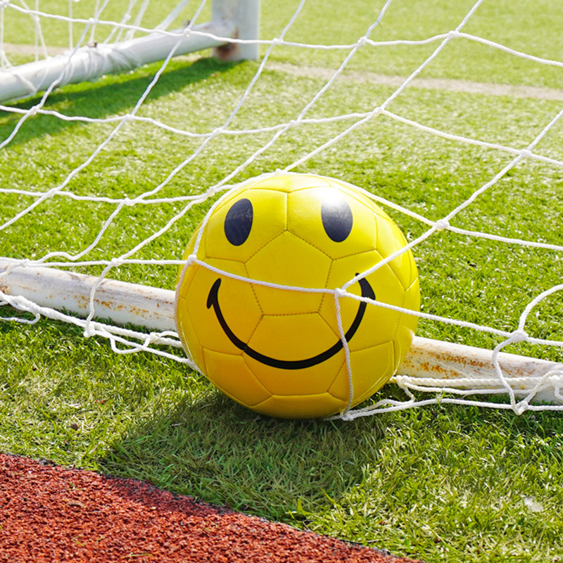 Meister Yellow Smiley Football 4 5 Ball Children Kindergarten Primary School Students Adult Students Smile