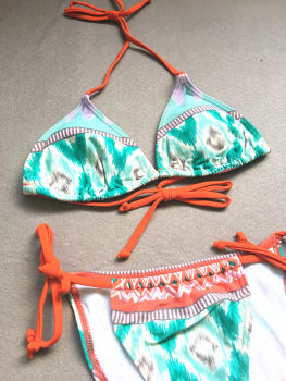 3 ຜືນໃນລາຄາ NT$100, Vatican print, sexy bikini, swimsuit BIKINI