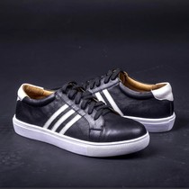 Customized male leather casual shoe list only increased stealth repair height long leg height low foot left and right foot complementary