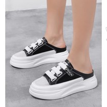 New semi-bag head cool drag custom height and low feet long short leg single height left and right feet different rectifying womens shoes