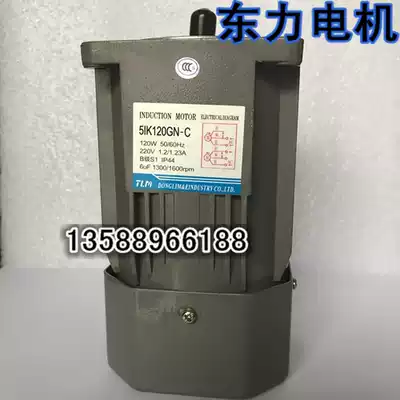 Dongli gear reduction motor single-phase motor 5IK120GN-C with gearbox 120W