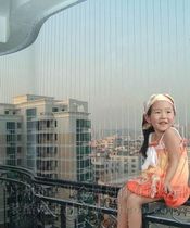 Wuhu childrens invisible protective net anti-theft net steel wire anti-theft window aluminum alloy balcony window security fence