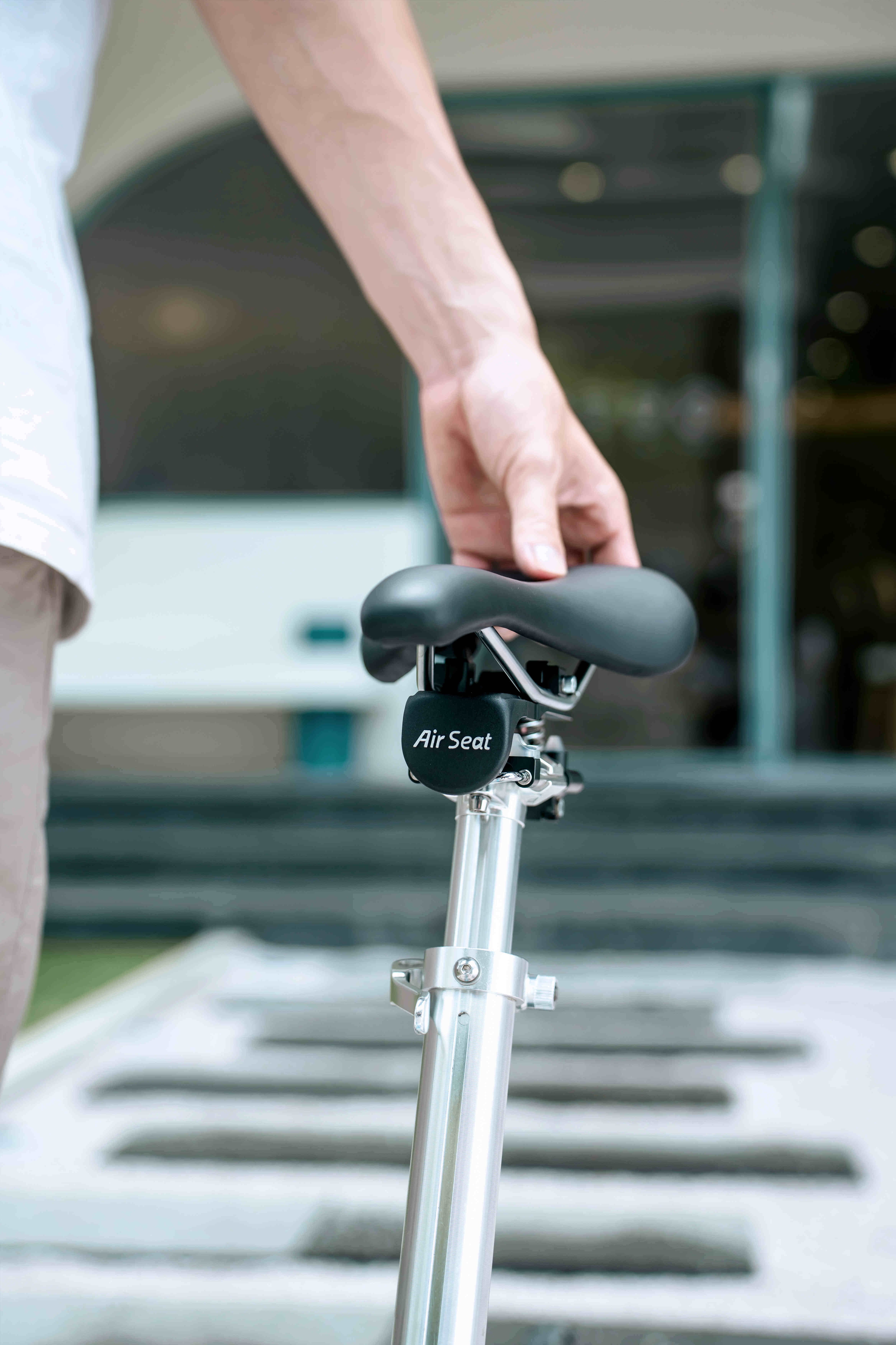 快適な折りたたみ式自転車サドル,ショックアブソーバー付き,衝撃吸収性