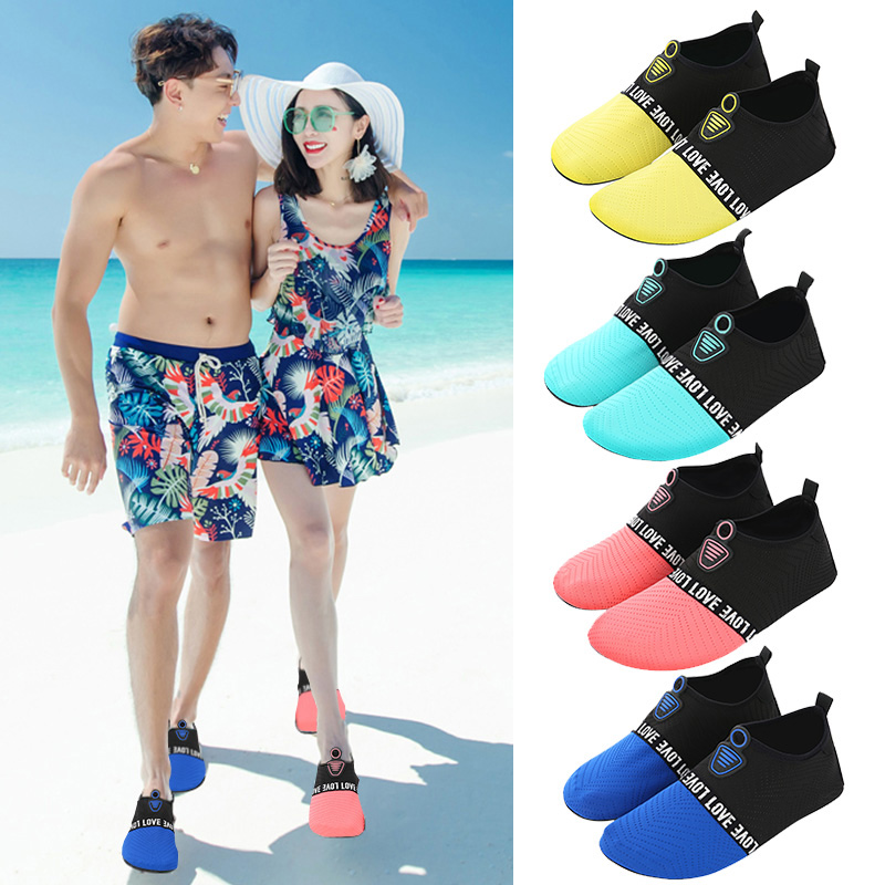 Beach Shoes Women Barefoot Diving Shoes Men Snorkeling Socks Children Covered Water Shoes Seaside Non-slip Soft Bottom Yoga Socks Shoes Socks