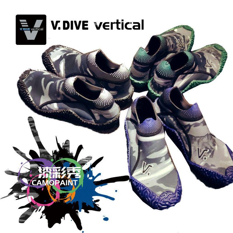 Taiwan V DIVE Macaroon men and women light riding snorkeling breathable shoes diving shoes non-slip beach swimming upstream shoes