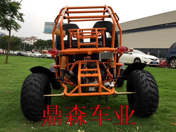 200cc đôi hai chỗ ngồi karting xe máy bốn bánh bốn bánh off-road ATV karting dành cho người lớn xe moto mini chạy xăng
