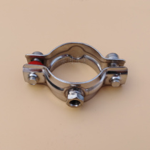  304 stainless steel pipe card fixed PPR stainless steel PVC water pipe inner wire thread hanging clamp clamp adjustment bracket
