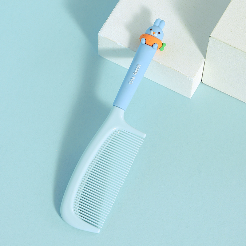 images 11:Cute high-folor comb Ms. special long-haired girl with anti-static plastic straight hair comb