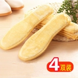 Зимние комфортные флисовые дышащие удерживающие тепло демисезонные стельки подходит для мужчин и женщин, впитывают пот и запах, мягкая подошва