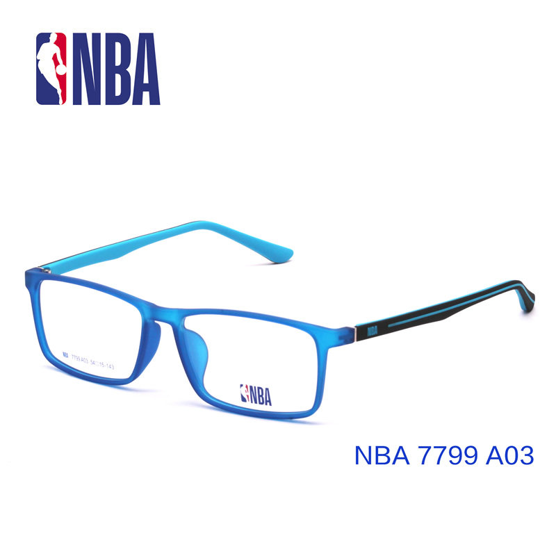 NBA7799 finished product male and female tide full frame myopia spectacle frame ultra light glasses frame with degrees Apple Huawei table original glue