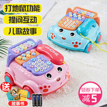 Music childrens phone toy car simulation baby Gopher puzzle 6-12-18 months girl boy 0-3 years old