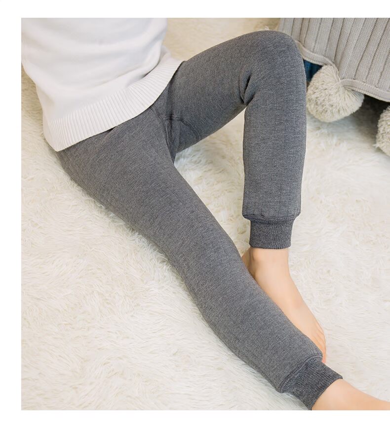 Quần bé gái Nam Cực mùa thu đông cộng với quần legging nhung trẻ em bé trai ấm áp mặc dày ba lớp bên trong mặc quần quần giả váy bé gái