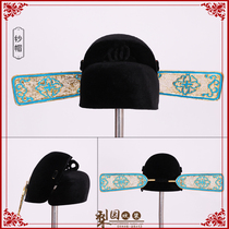 Liyuan costume Peking opera Yuyue opera helmet Qipin sesame official hat plain gauze hat Haowu gauze hat Peking opera gauze hat