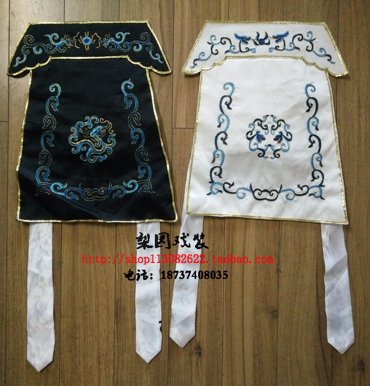 Drama Dynasty Mahan hat Zhang Long Zhao Hu big shawl flag card hat opera costume mandarin jacket big tail plate towel