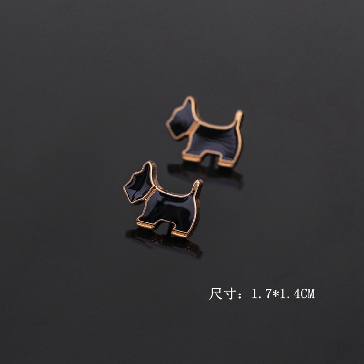 Phim hoạt hình Hàn Quốc cún con trâu nhỏ cổ áo pin phù hợp với pin hoang dã áo len cardigan pin phụ kiện vi chương ghim cài áo sơ mi nam