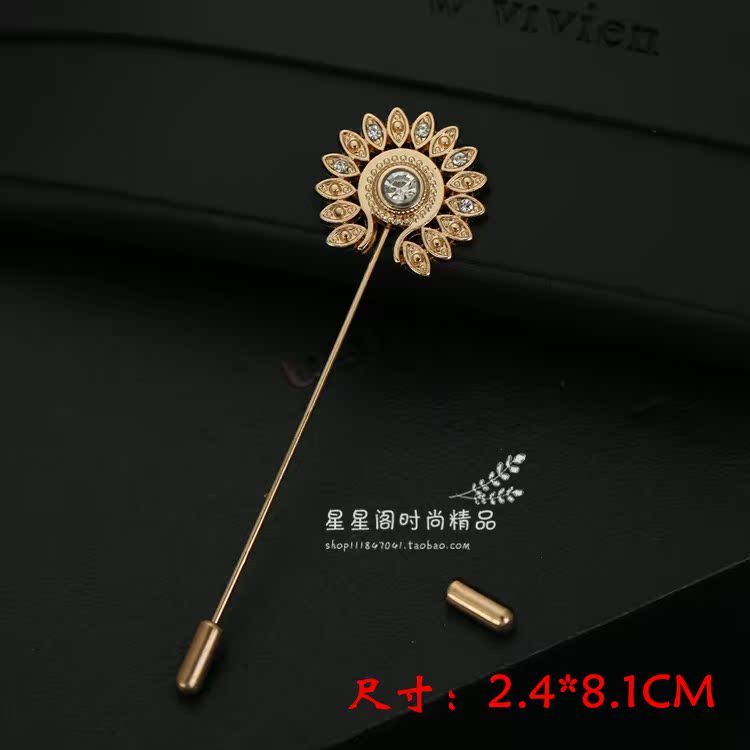 Đa dạng pha lê từ cổ áo len áo len ngọc trai pin cổ áo trâm cài nữ trâm cài khăn choàng Hàn Quốc cai ao
