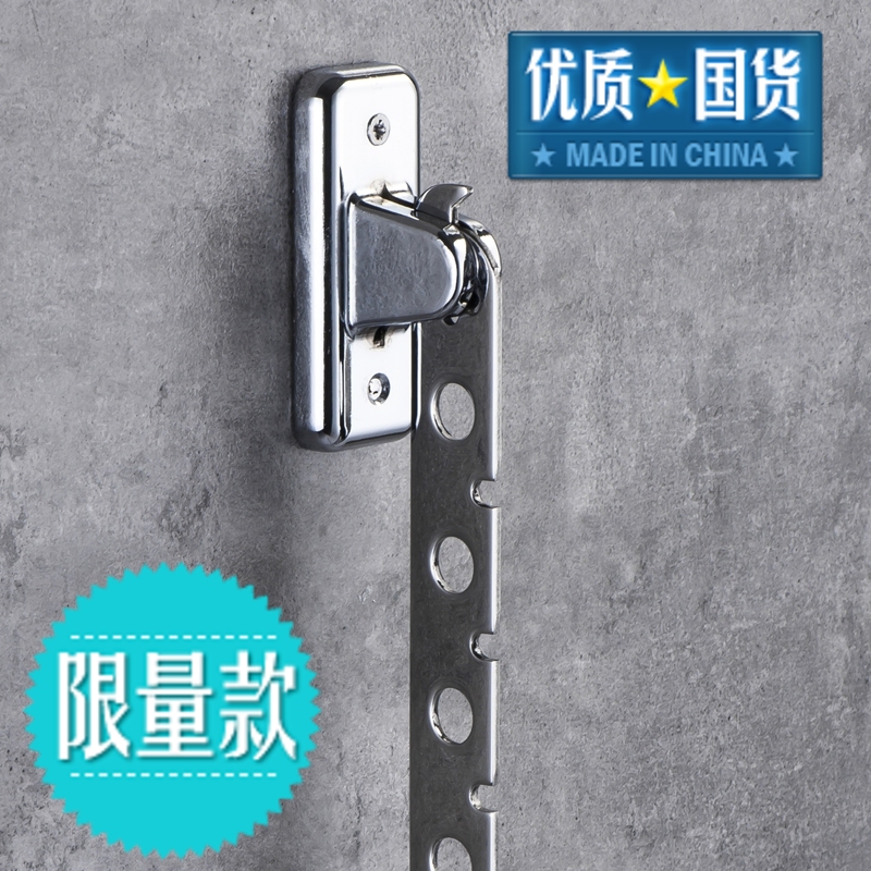 Hangers Clothes hangers Stainless steel folding invisible clothes Hotel balcony small apartment hook bathroom wall