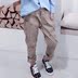 Pom Gấu trẻ em mùa thu mới Childrens Korean Style Casual Pants Xuân Thu trai Dài quần triều mùa xuân 